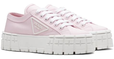 prada sneakers pink|Prada gabardine sneakers pink.